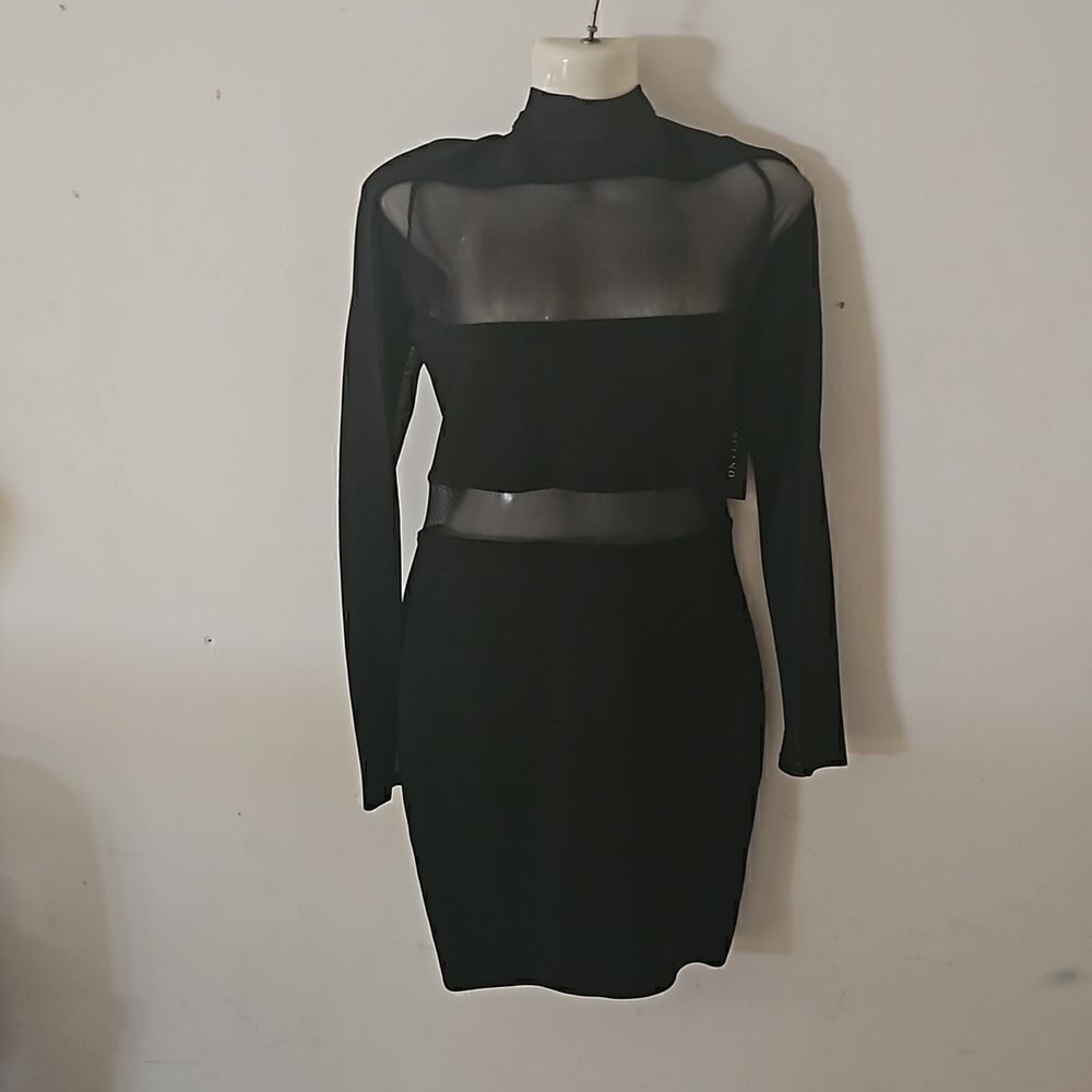 Marciano Women's Citana Bandage Mini Dress Size Small Black